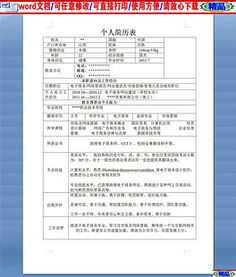简历电子商务专业技能